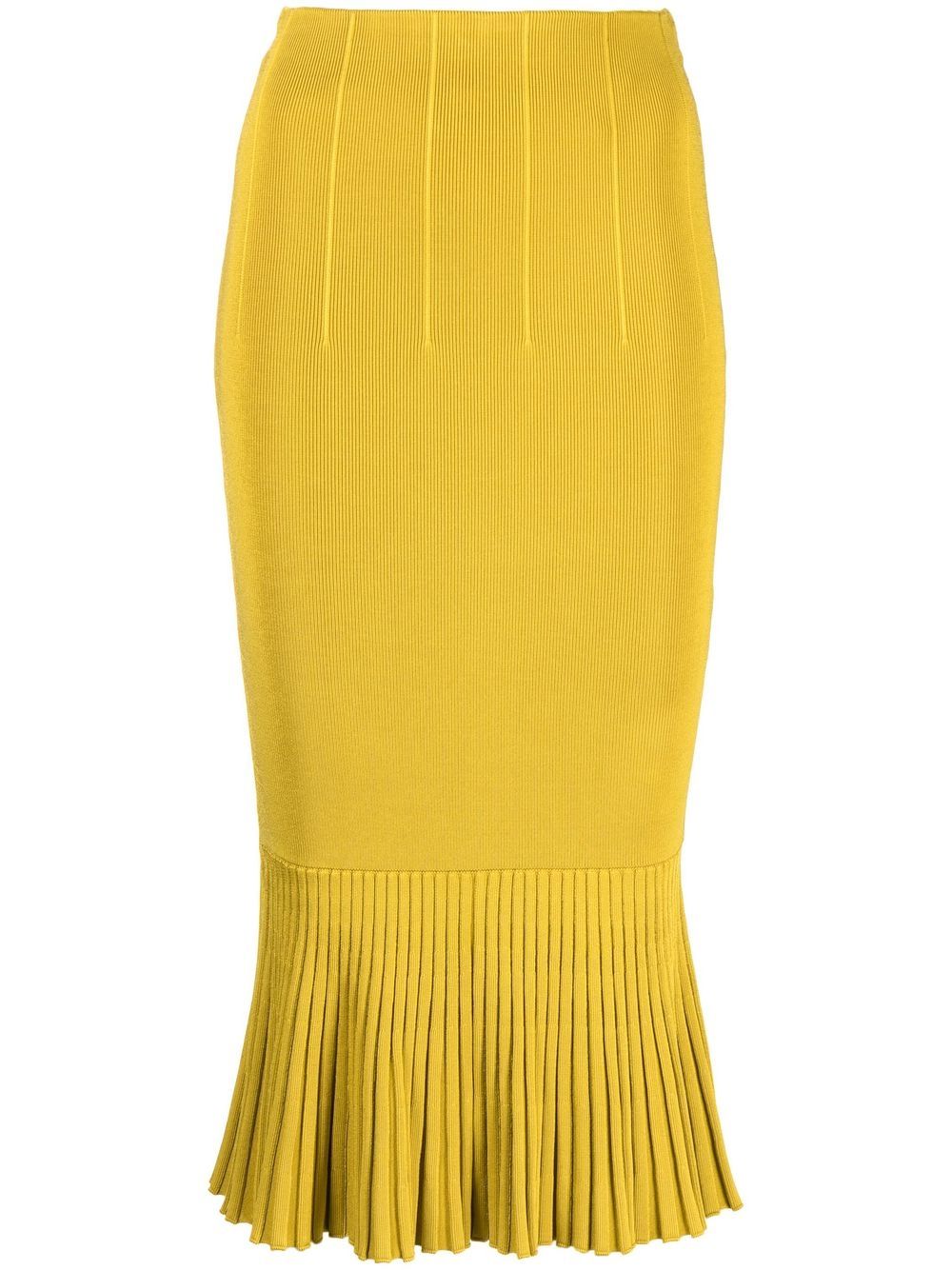 Atalanta high-waist skirt - Yellow
