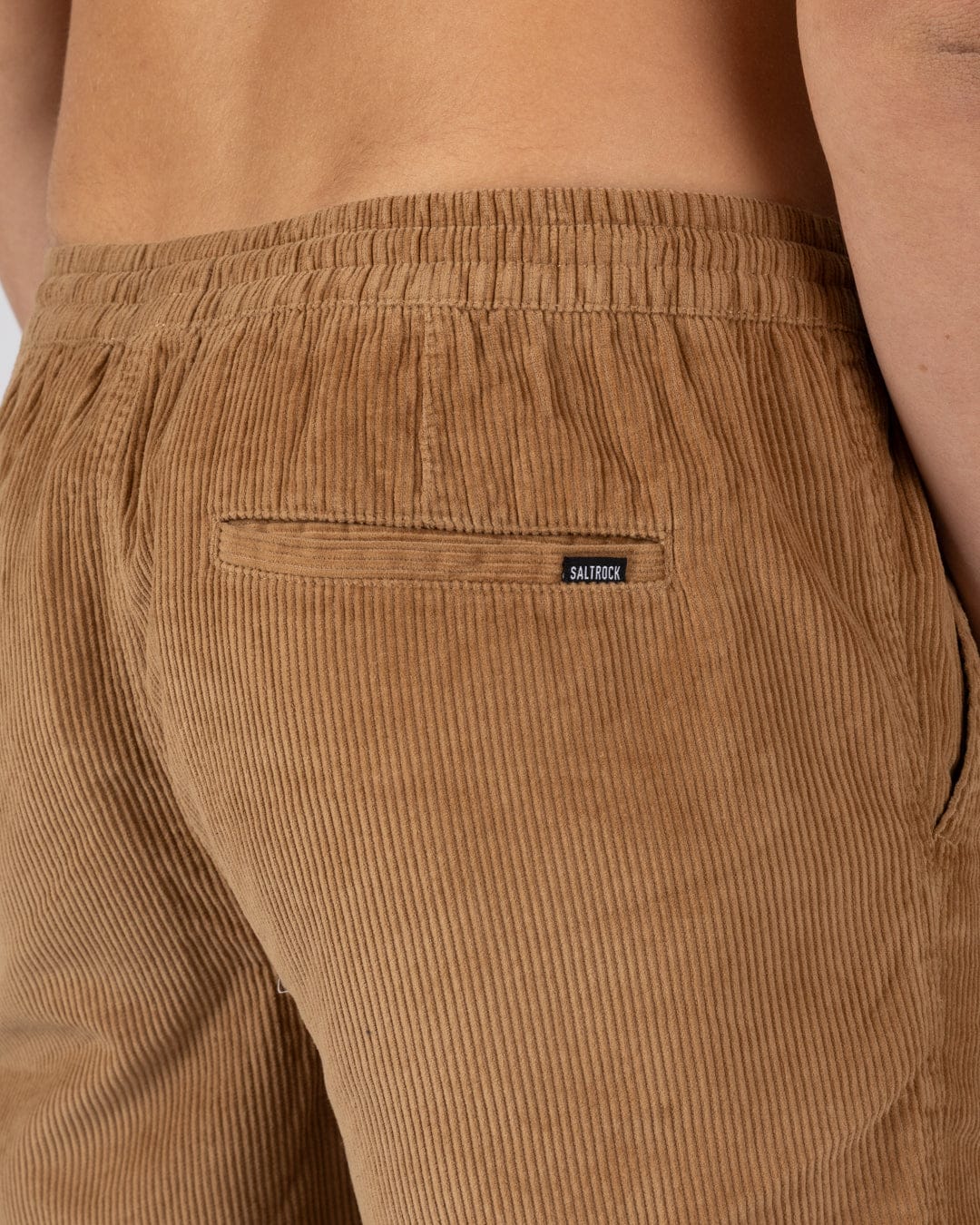 Saltrock Meddon Mens Corduroy Shorts in Brown - : W