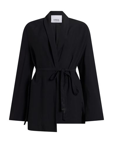 Woman Blazer Black Size 8 Viscose, Acetate