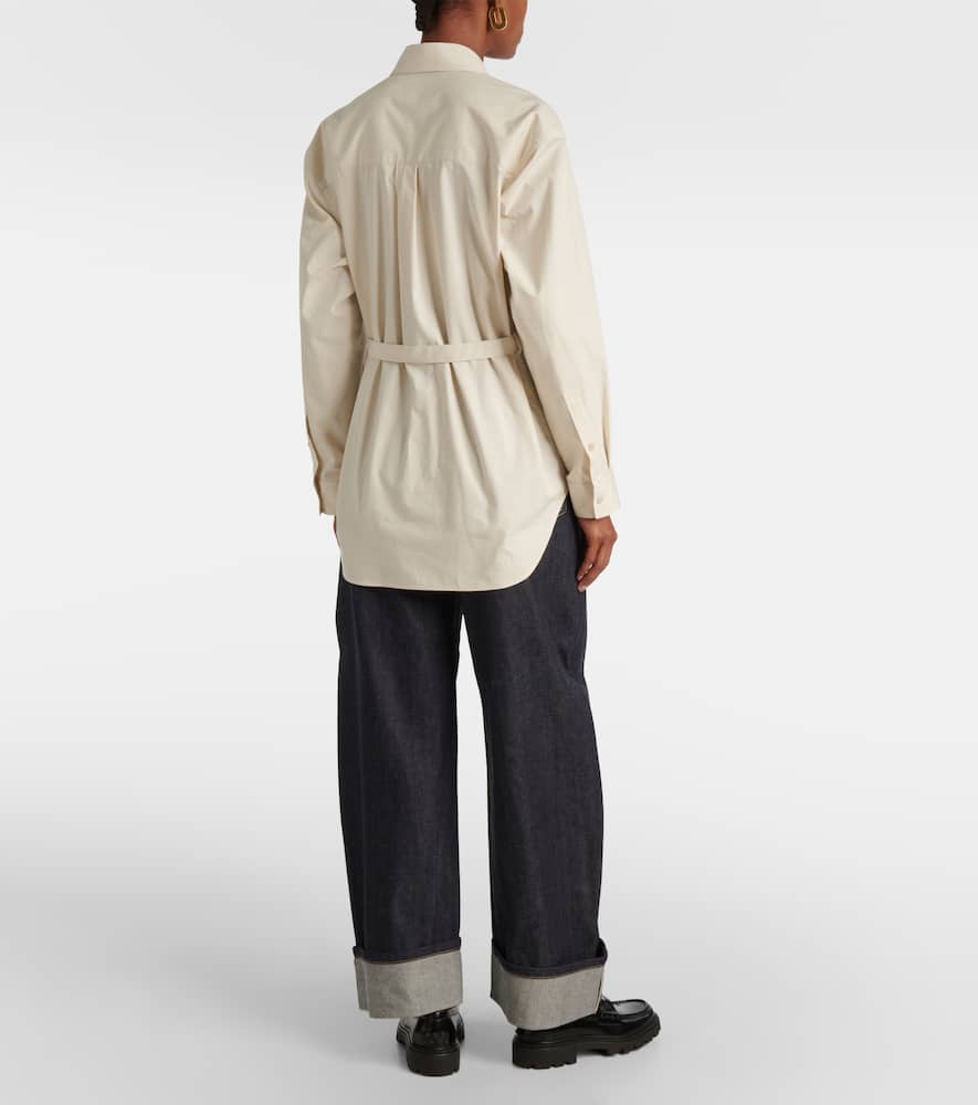Cotton poplin shirt