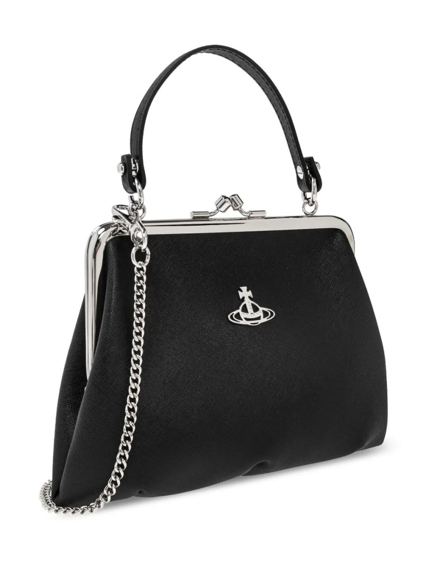 Black Orb Crossbody Bag