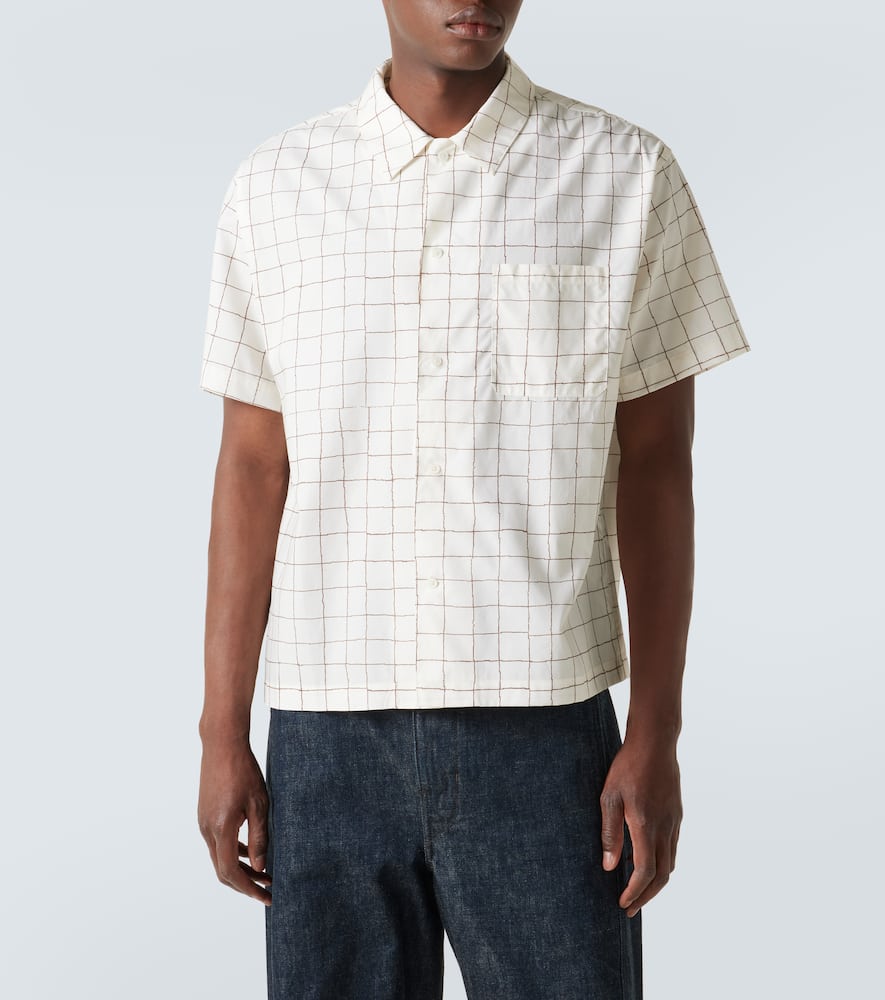 Checked bowling shirt