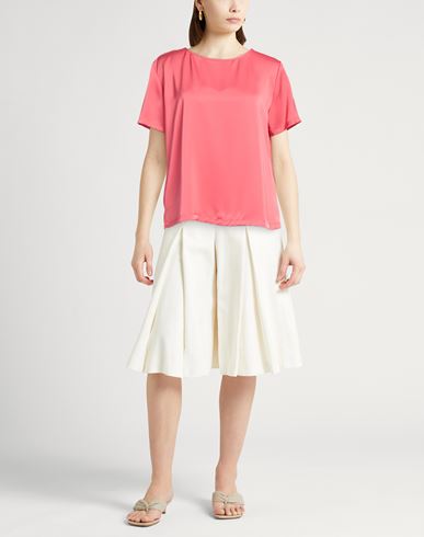Annarita N Woman Top Coral Size S Polyester