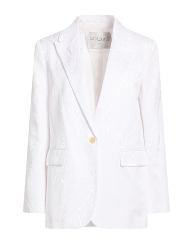 Forte_forte Woman Blazer White Size 1 Cotton, Polyester
