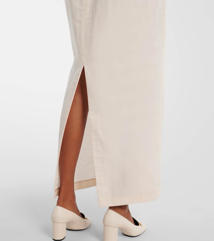 Webster silk and cotton organza maxi dress
