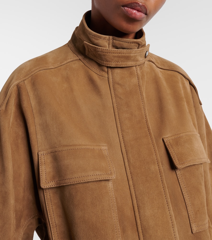 Suede field jacket