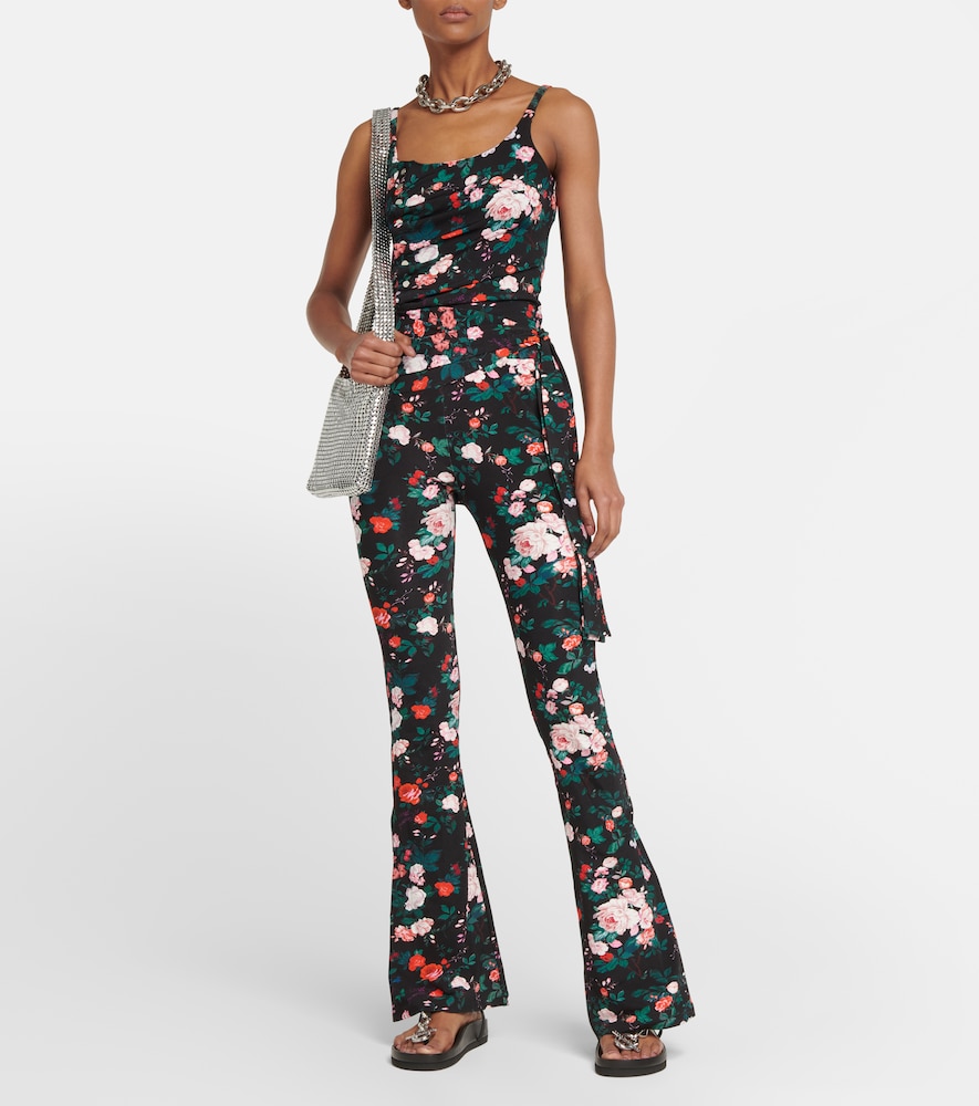 Ruched floral top