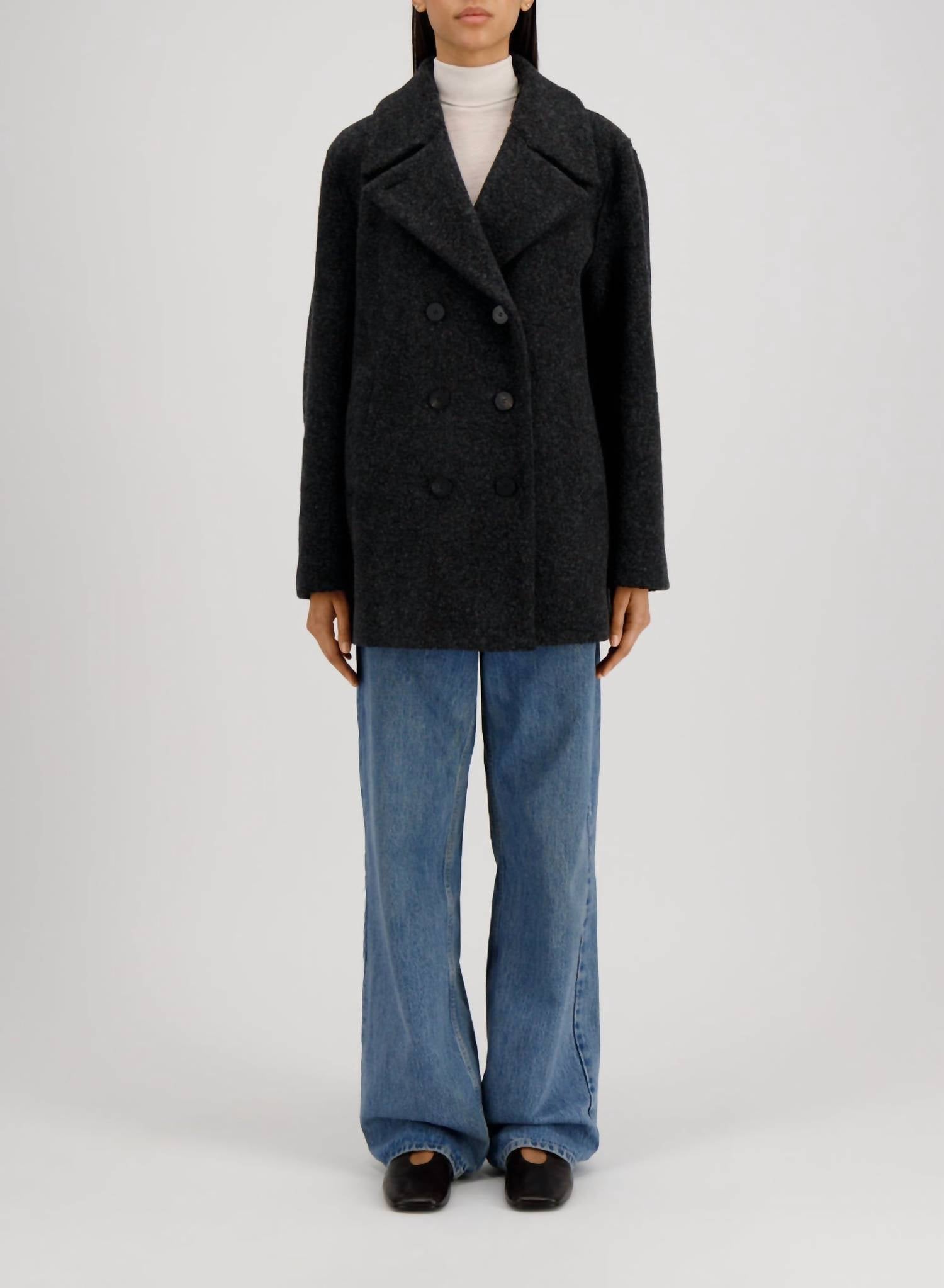 Sailor Double Breasted Jacket In Anthracite