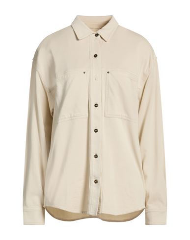 Woman Shirt Cream Size 4 Cotton