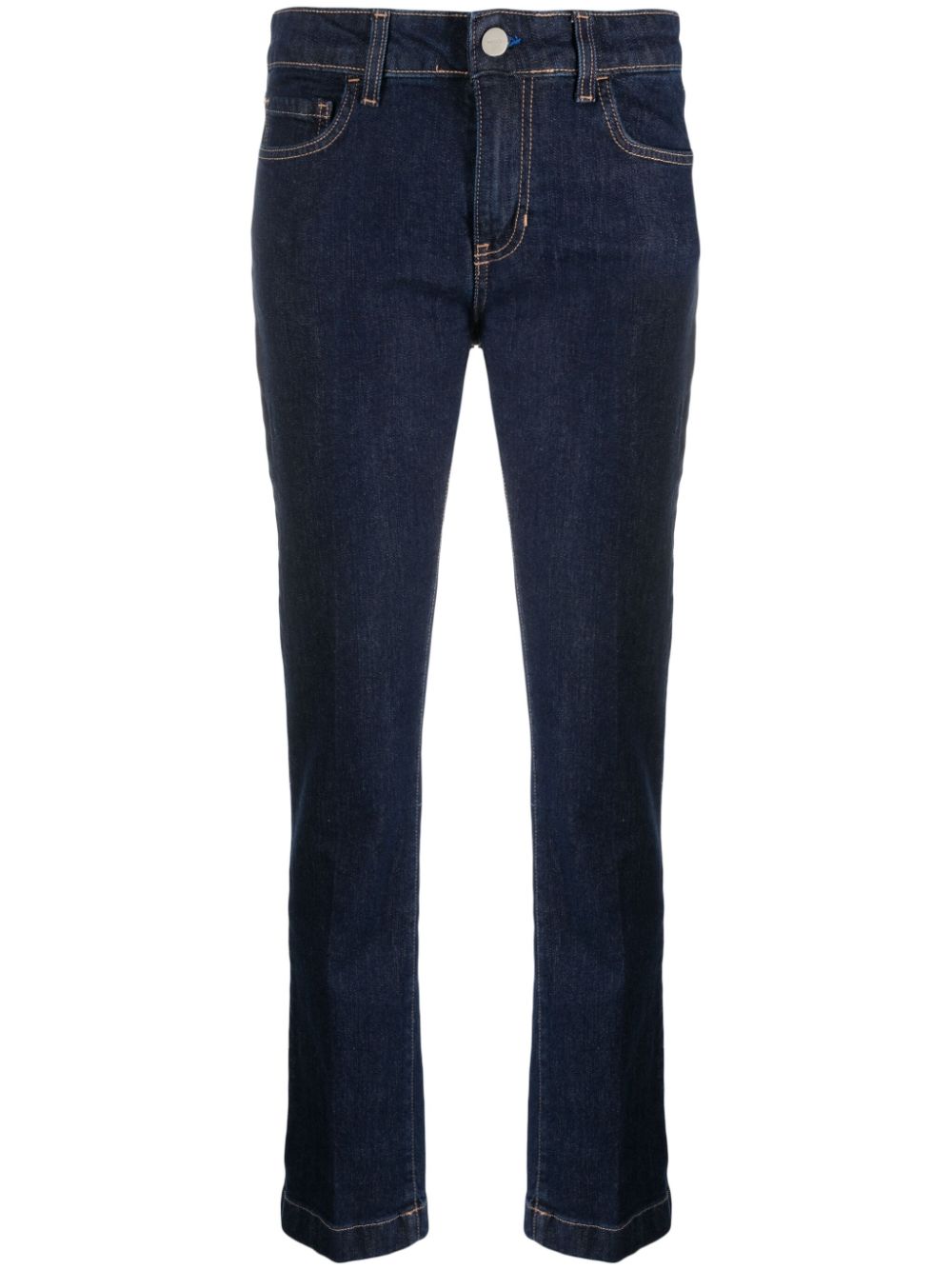 Mid-rise slim-fit jeans - Blue