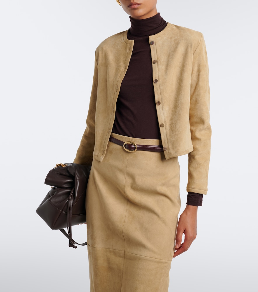 Astrid suede cardigan