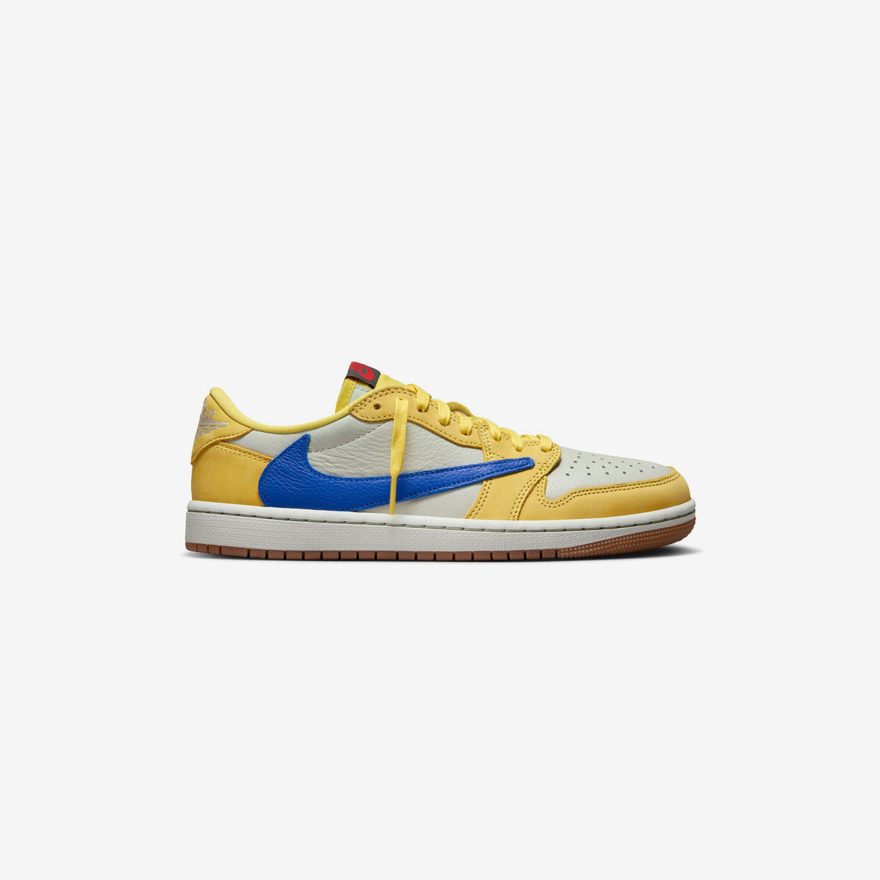 Jordan Women's Air Jordan 1 Low x Travis Scott - CANARY/RACER BLUE-LIGHT SILVER - female