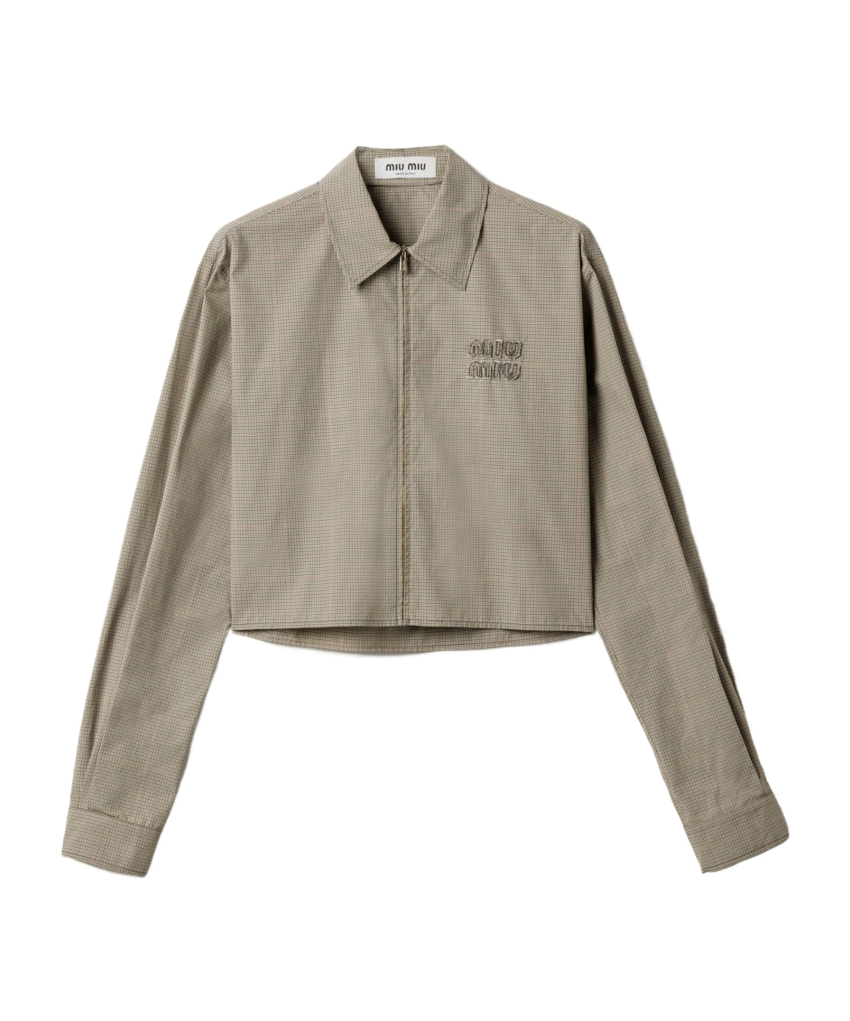 Technical check shirt