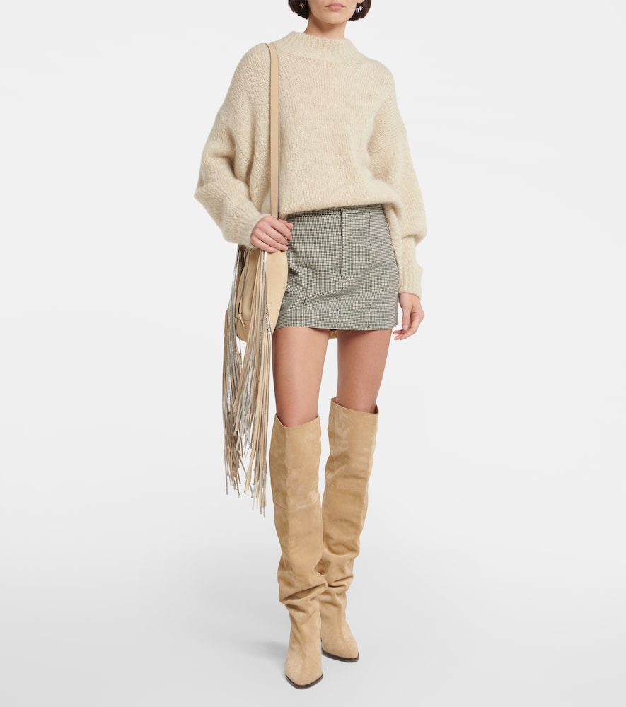 Licoba crêpe miniskirt