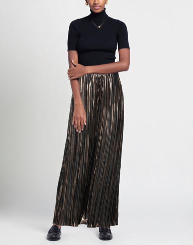 Woman Pants Black Size 6 Polyester, Acetate, Viscose, Elastane