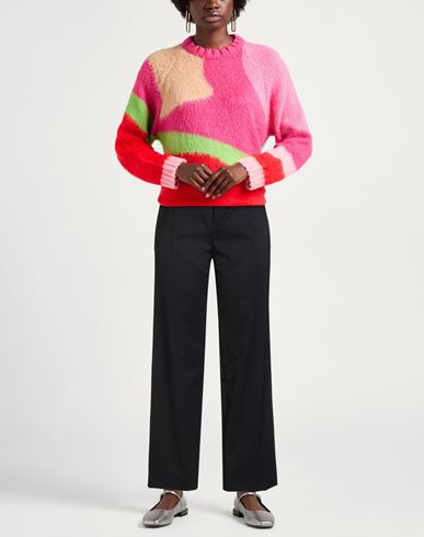 Woman Pants Midnight blue Size 10 Polyester, Wool, Elastane