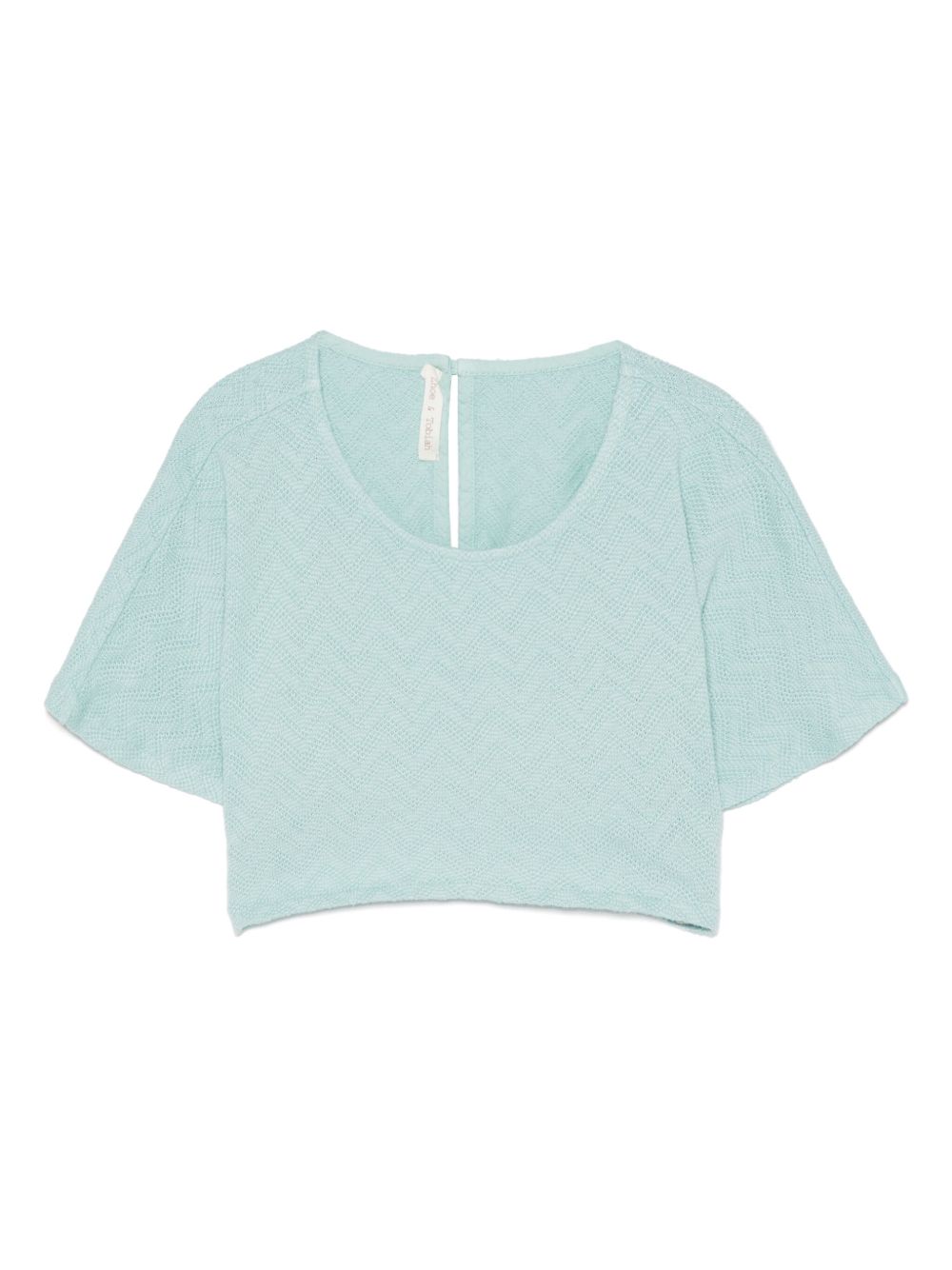 Zhoe & Tobiah pointelle top - Green