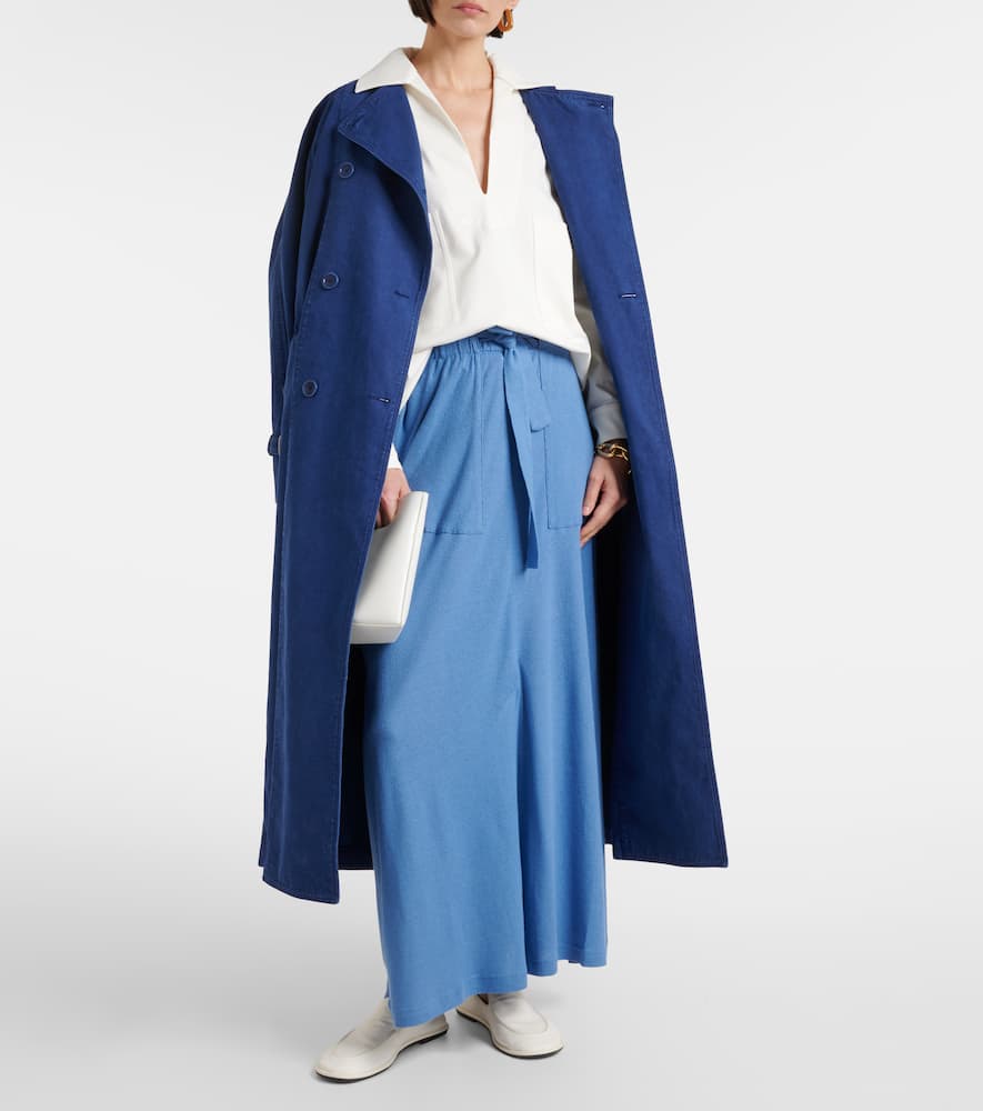 Max Mara Leisure Mia linen-blend maxi skirt