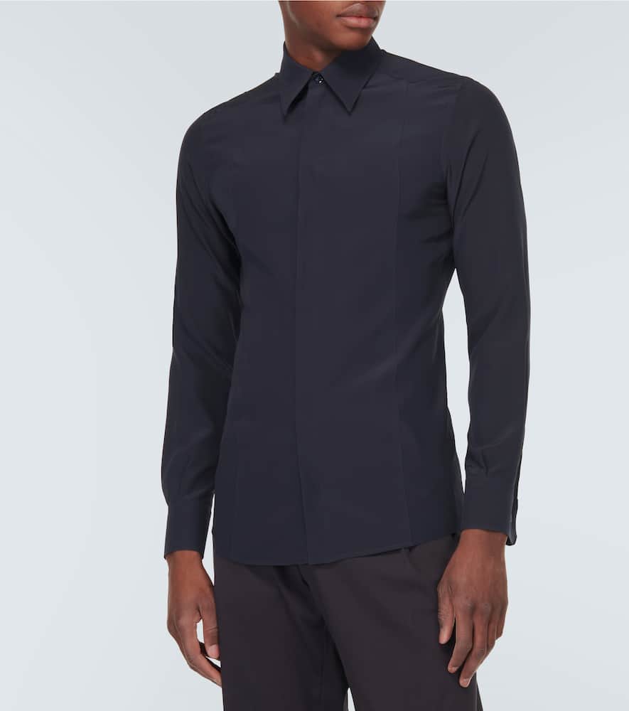 Silk crêpe de chine shirt