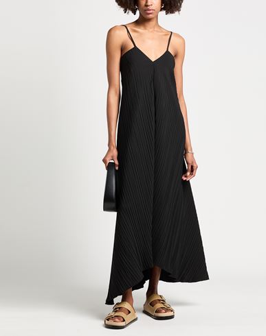 Woman Maxi dress Black Size 2 Polyester