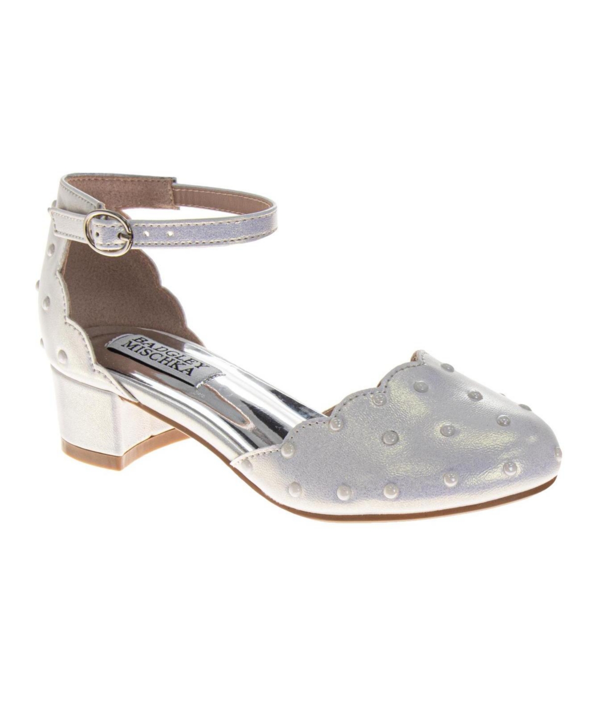 Little Girls Dress Sandals - White