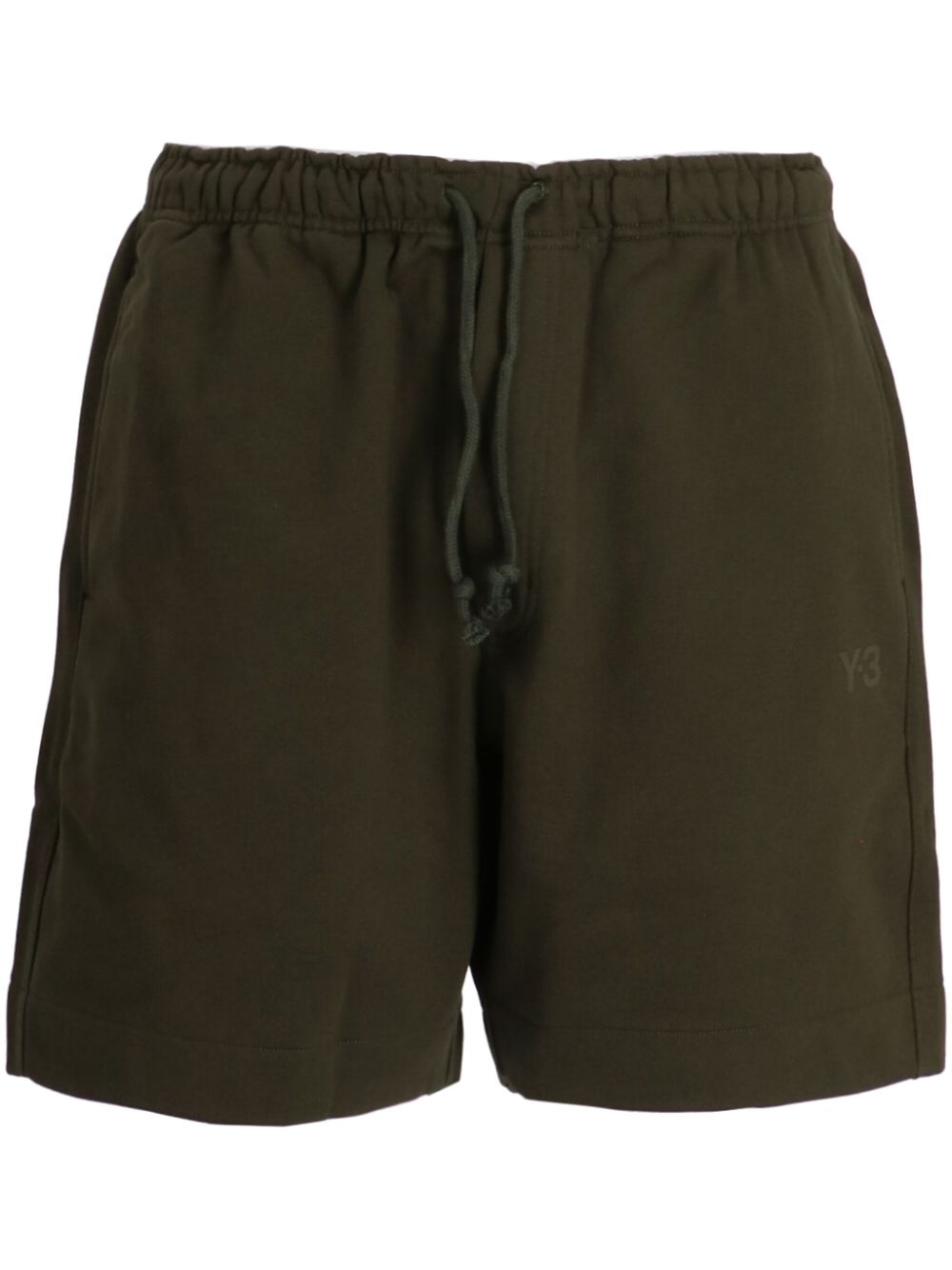 Logo-print jersey shorts - Green