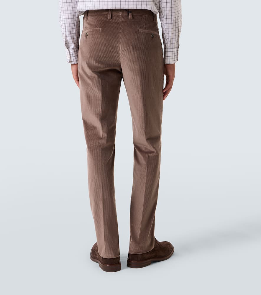 Cotton corduroy suit pants