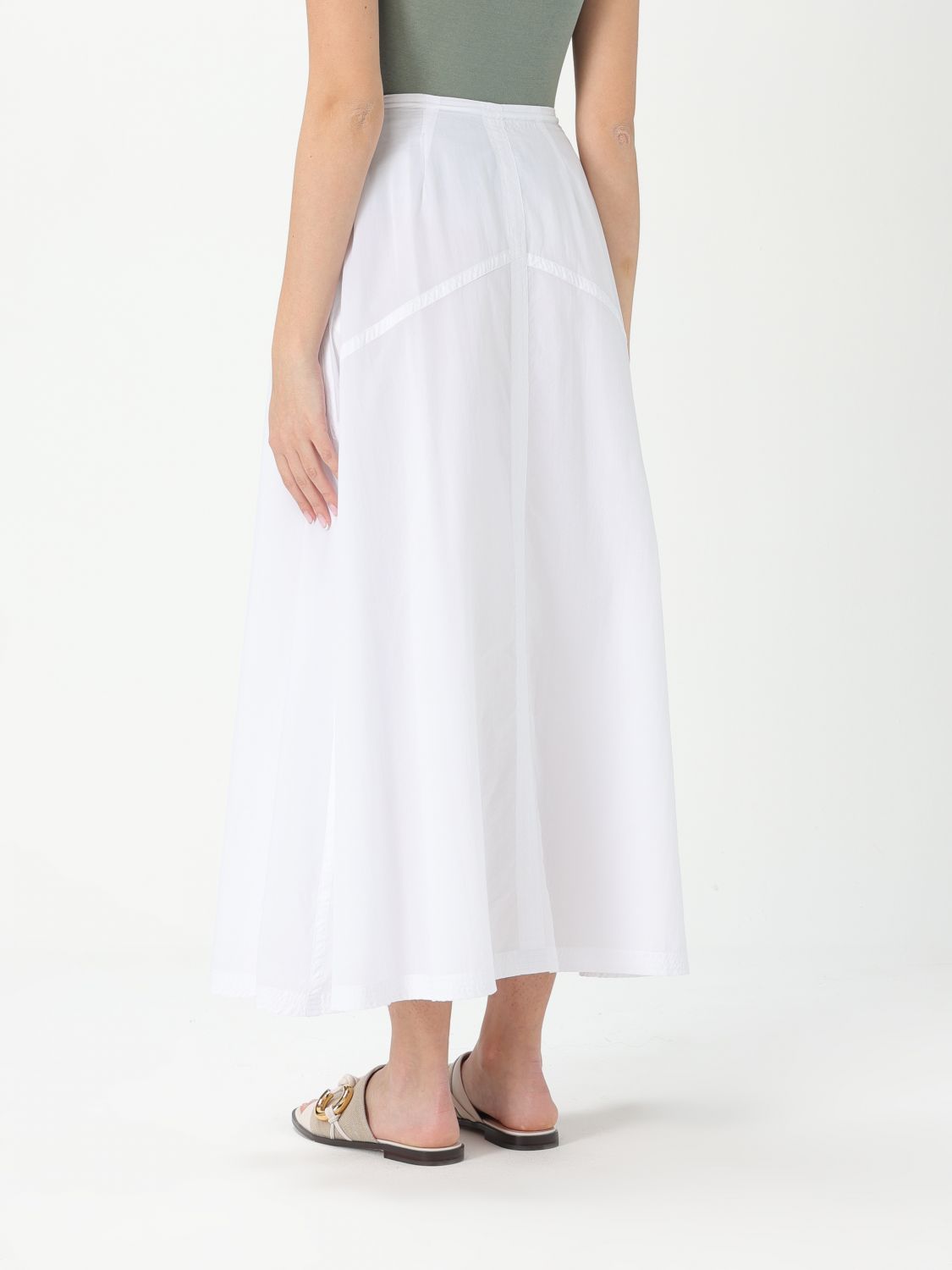 Skirt ADD Woman color White