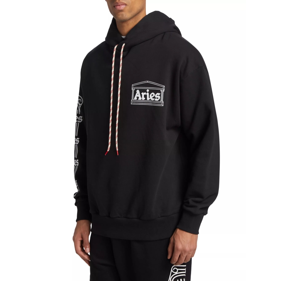 Column Cotton Hoodie