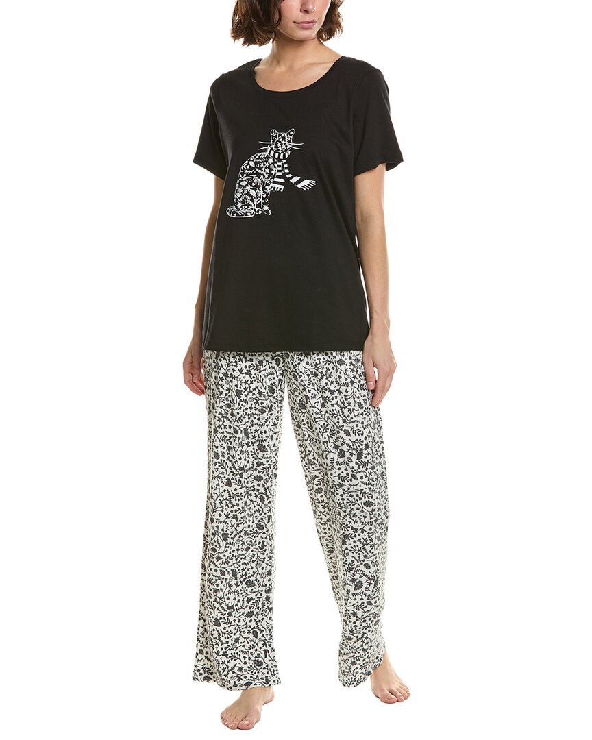 2Pc Embellished Pajama Set