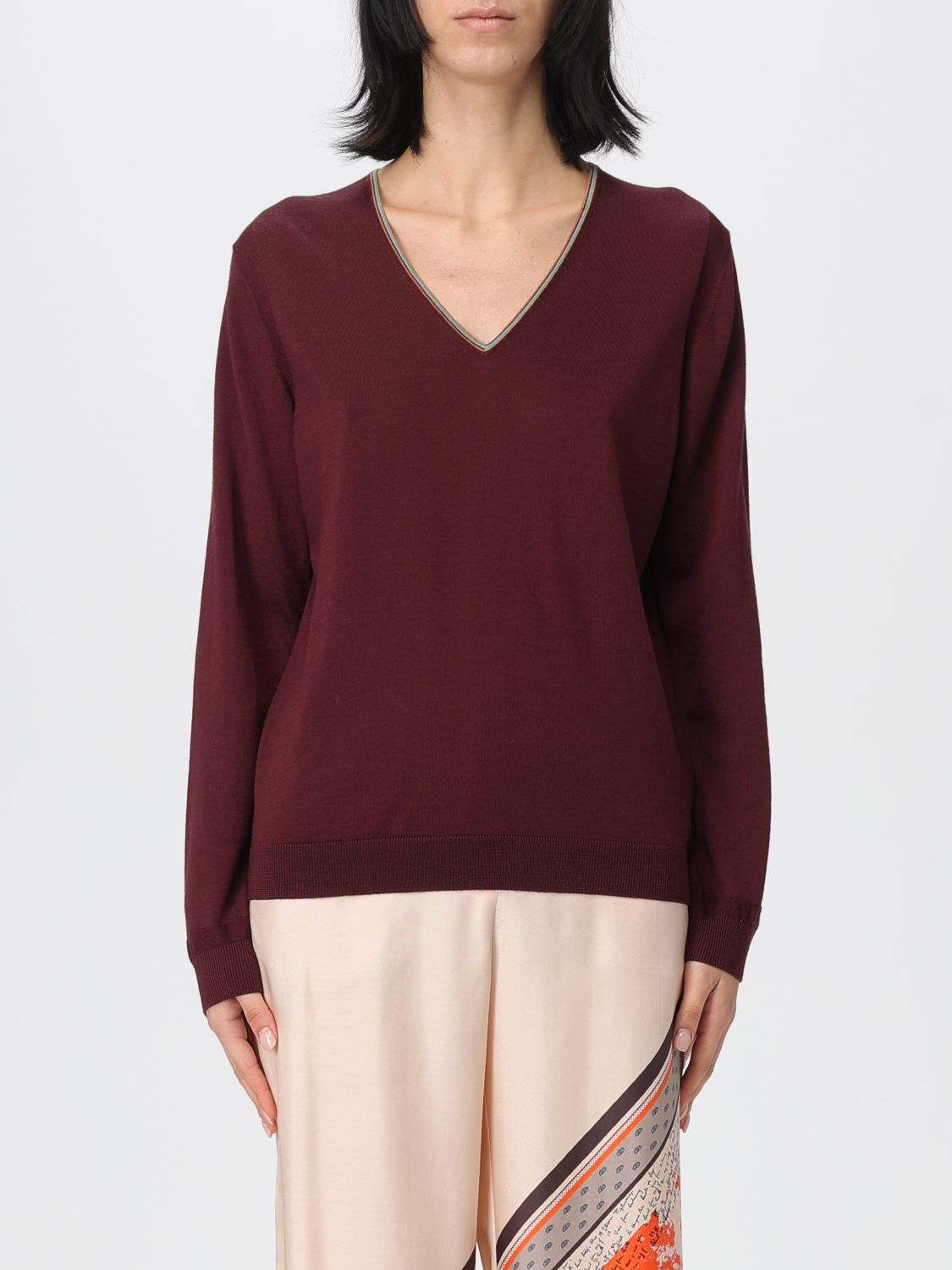 Sweater Woman color Burgundy