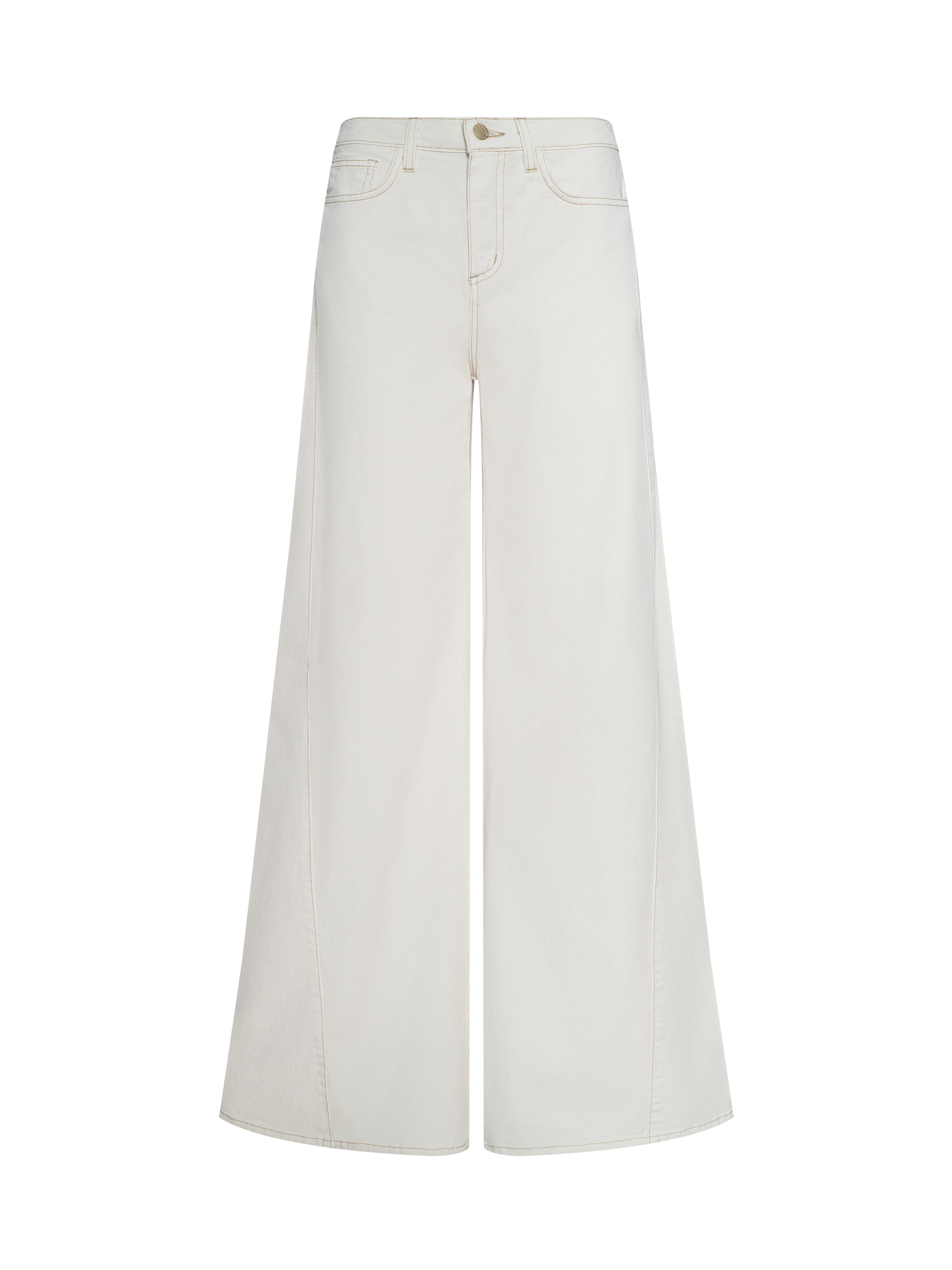 Beau Wide-Leg Jean In Macadamia