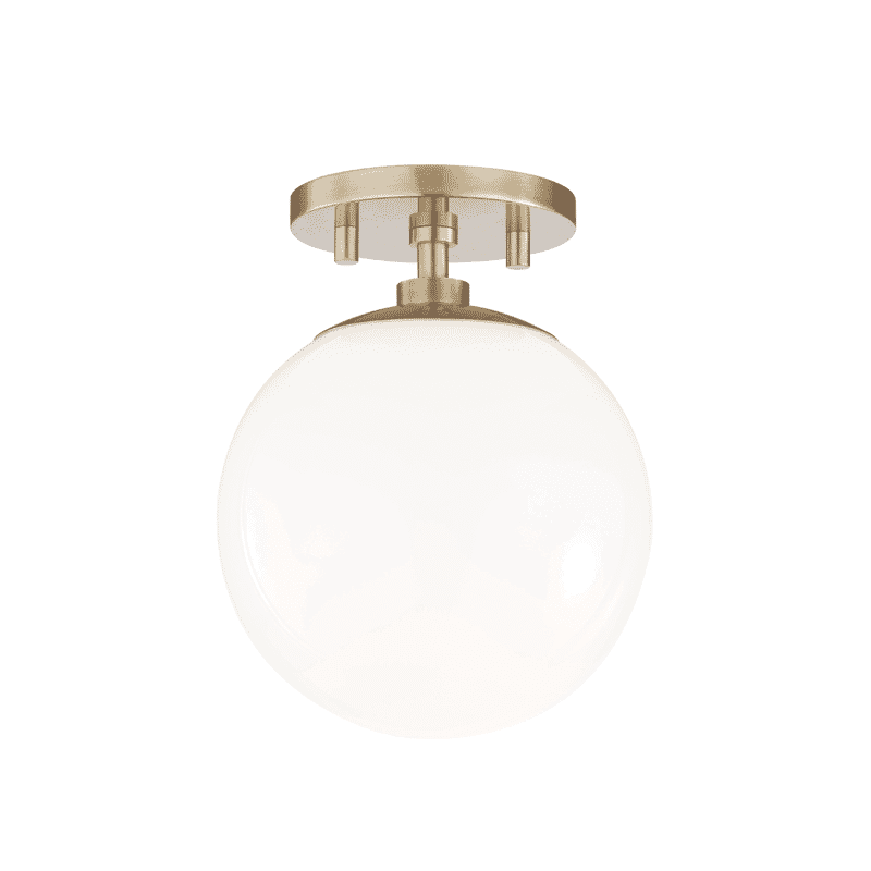 Mitzi Stella Ceiling Light in Aged Bra