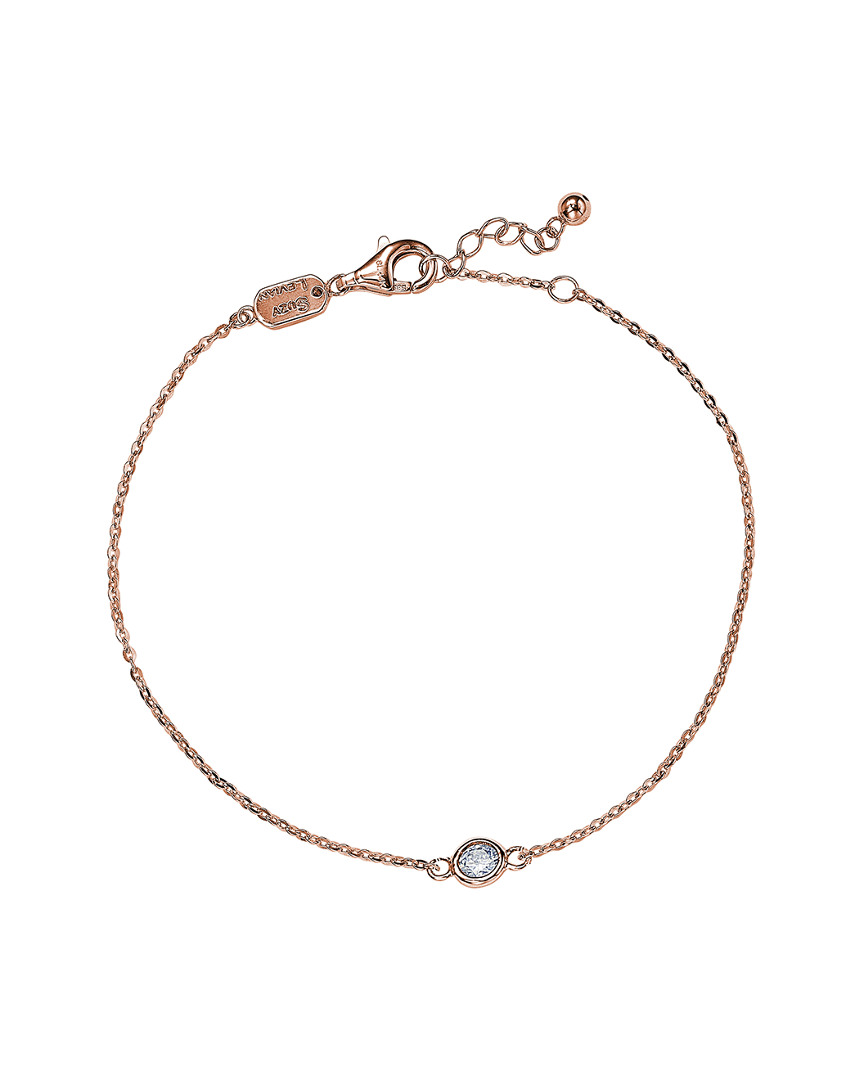 14K Rose Gold 0.25 ct. tw. Diamond Station Bracelet