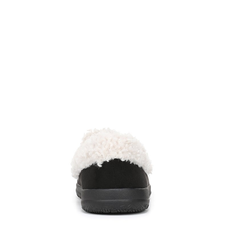 Women's Claribel Slipper Shoes (Black Microfiber)