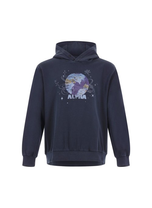 Pigment Hoodie-Navy
