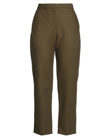 Woman Pants Khaki Size 10 Virgin Wool