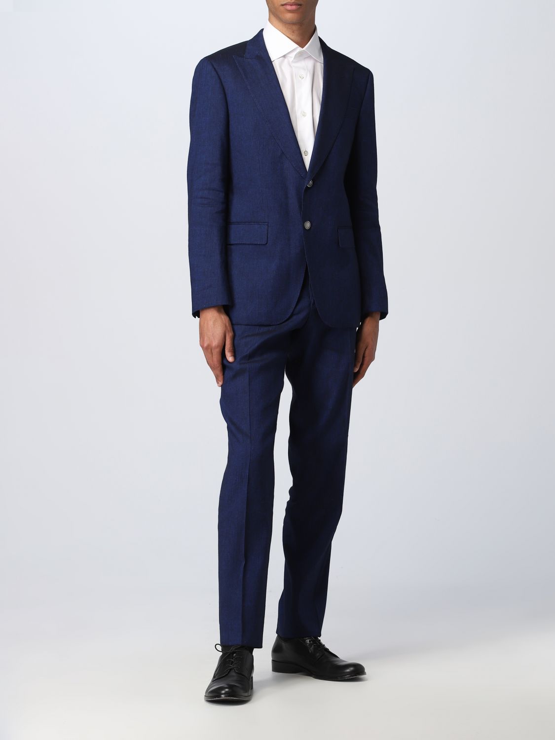 Suit Men color Blue