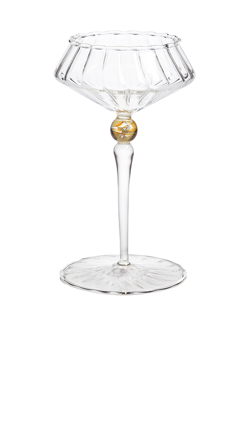 The Favorites Ondine Fluted Coupe Cocktail Glass in Neutra