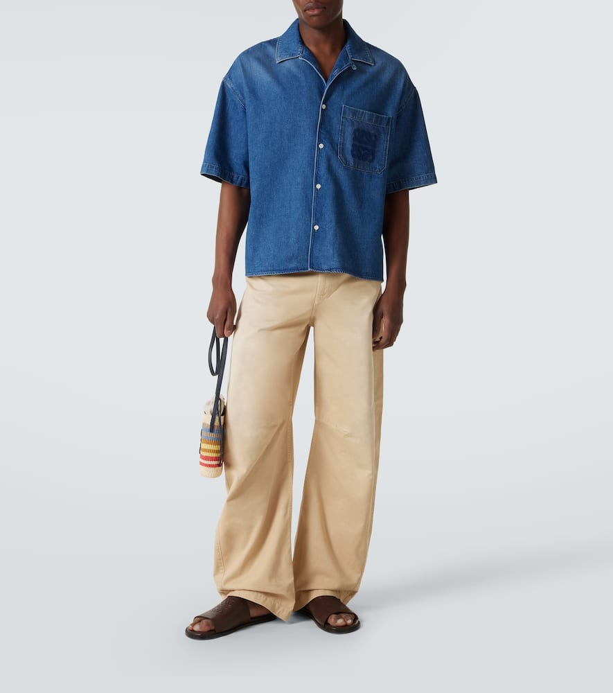 Loewe Paula's Ibiza denim bowling shirt