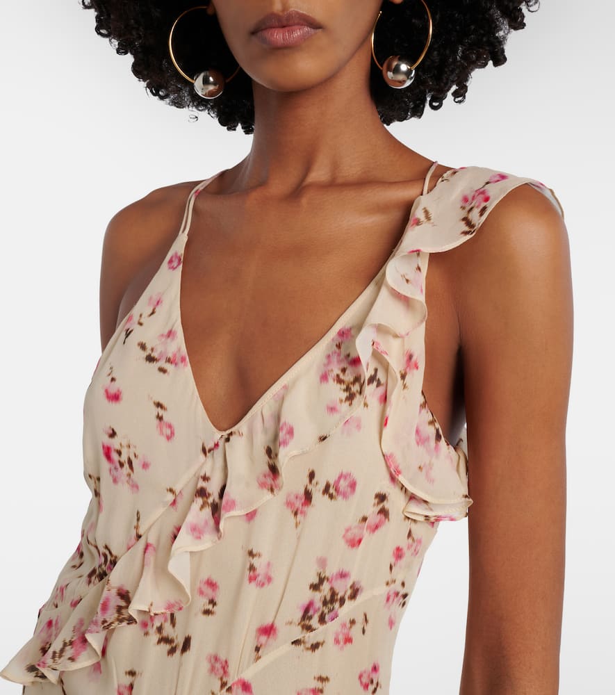 Luxie floral midi dress