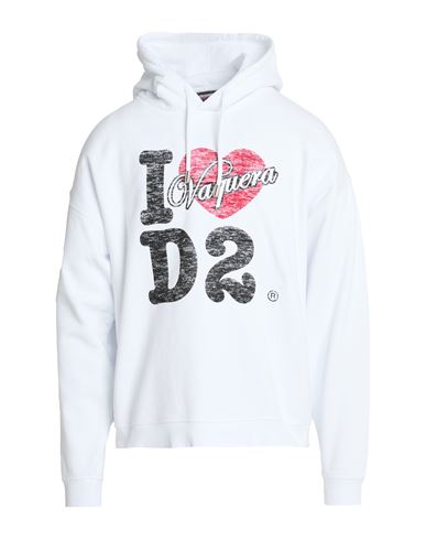 Man Sweatshirt White Size M Cotton