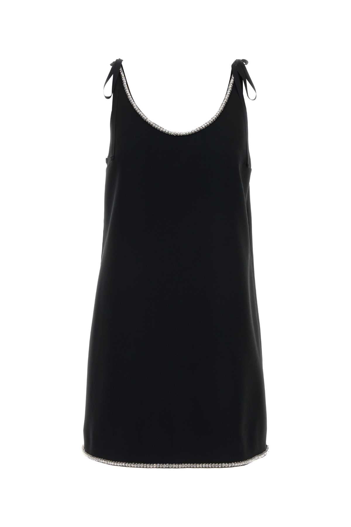 Sable Mini Dress — Black