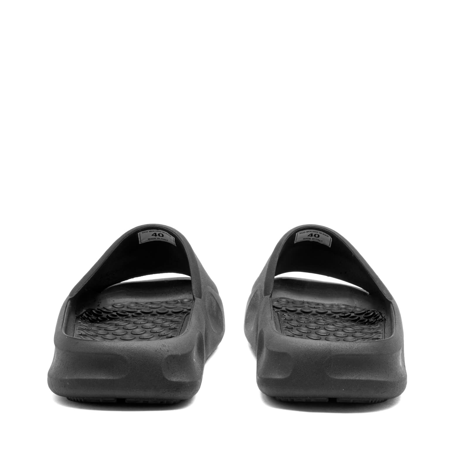 Women's Eco Moulded Slides in Black, Size UK 4 