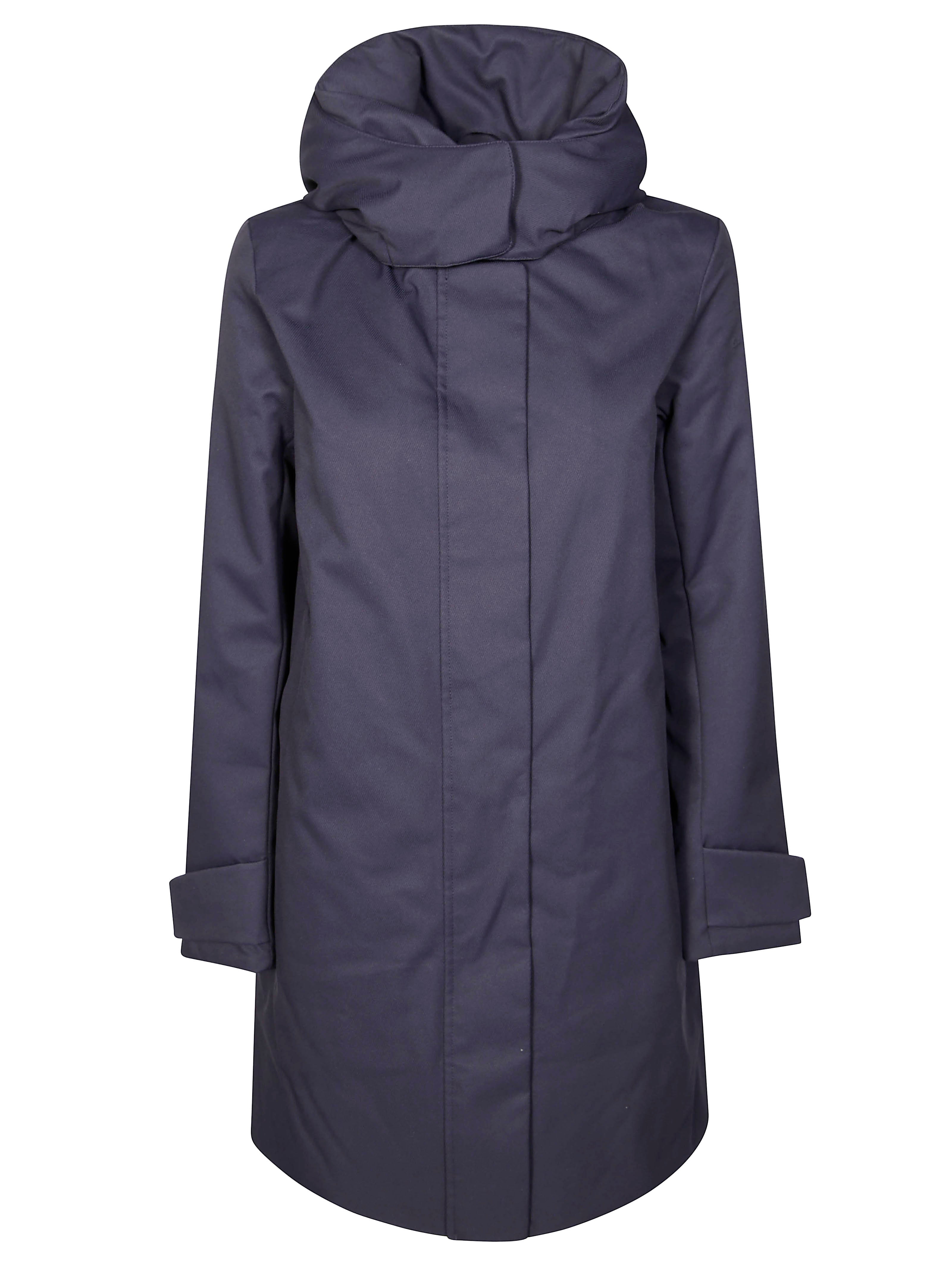 Wool Technical Jacket with Detachable Hood for Women