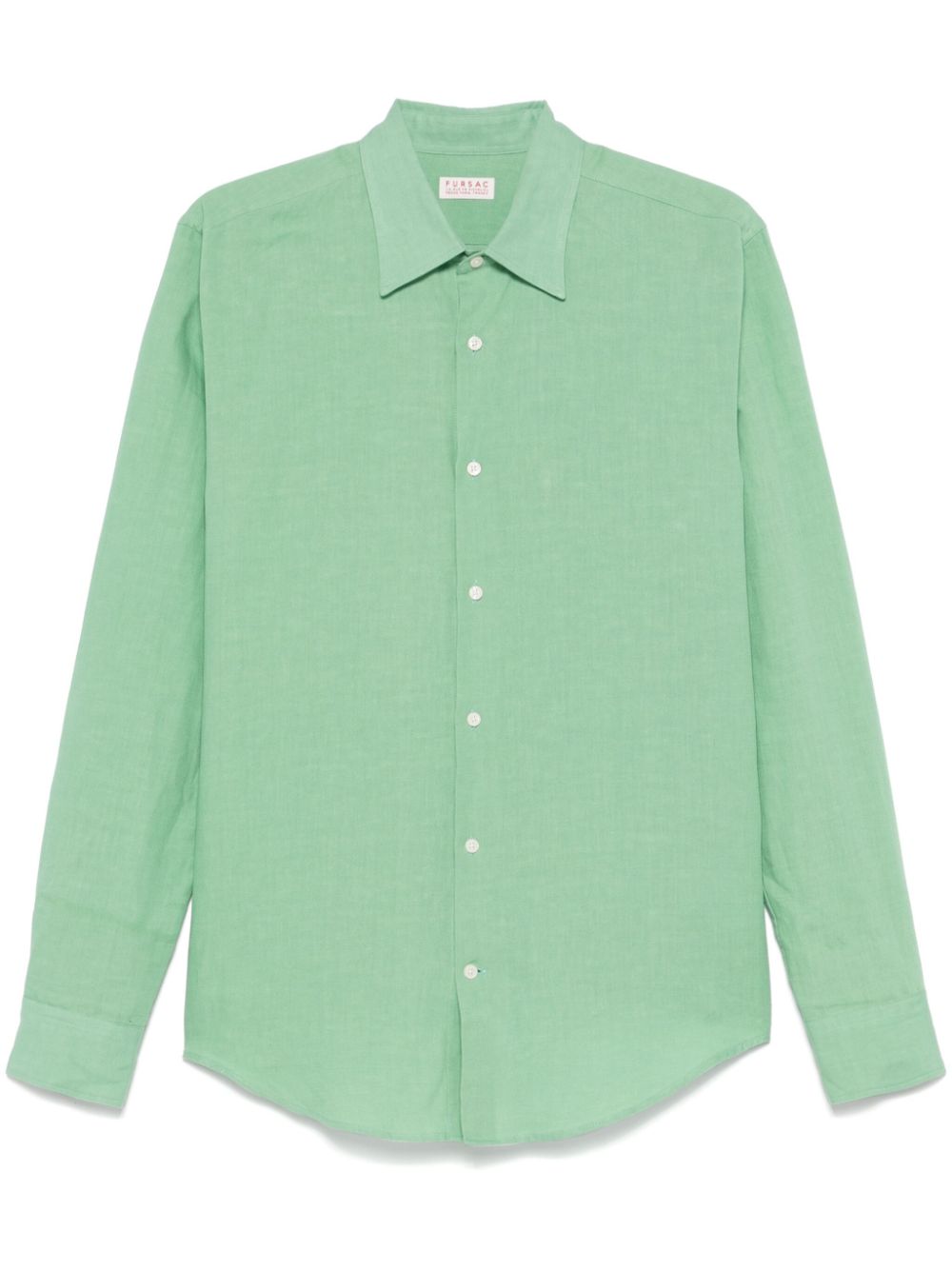 Classic-collar shirt - Green