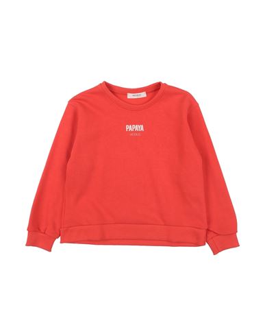 Kid Girl Sweatshirt Tomato red Size 10 Cotton, Polyester