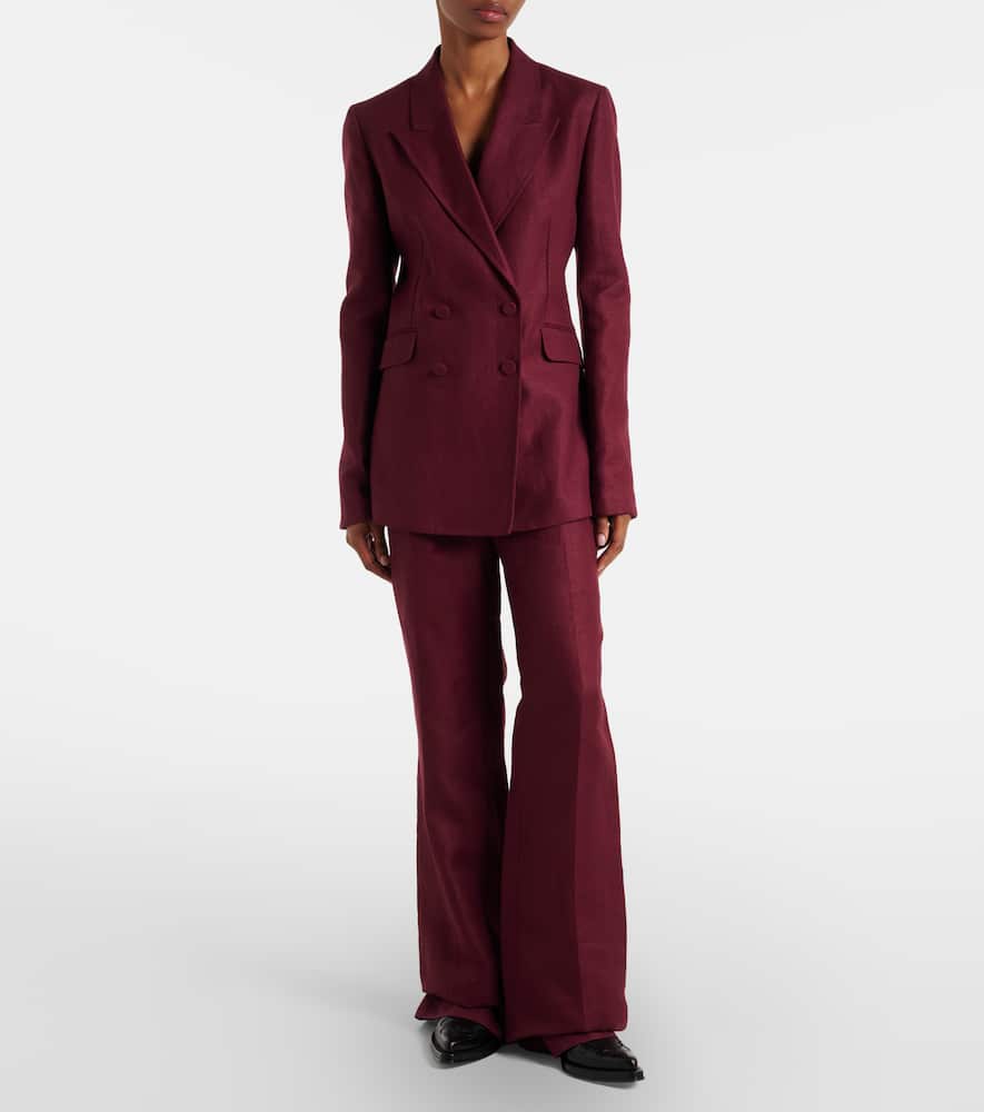 Angela linen twill blazer