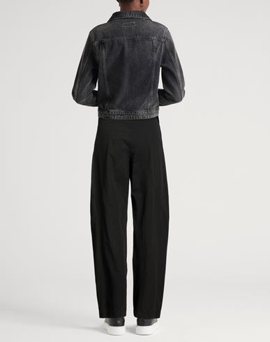 Woman Pants Black Size M Cotton