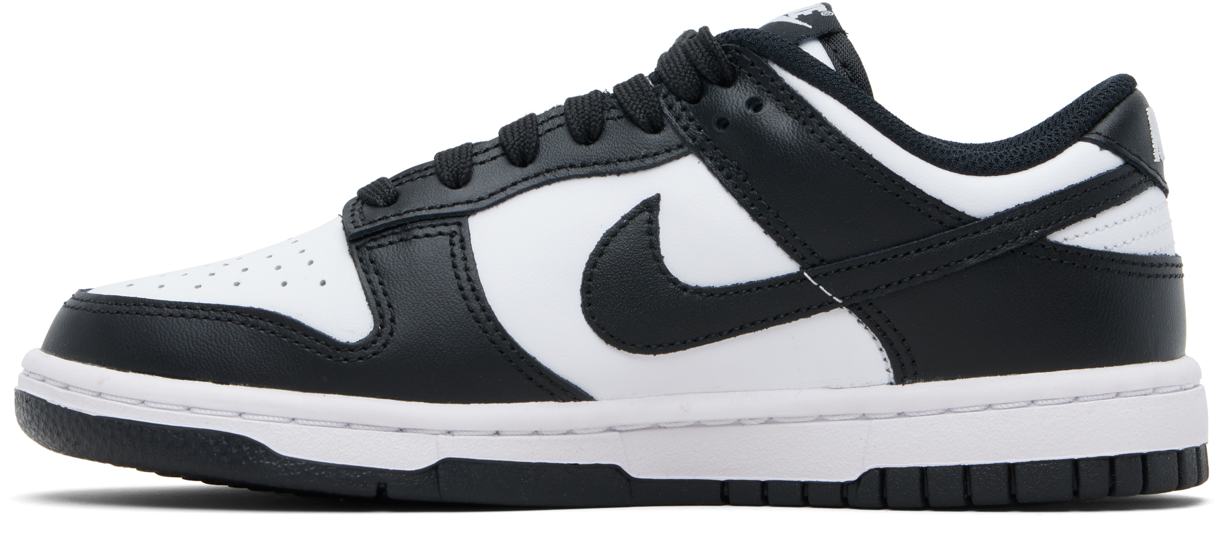 White & Black Dunk Low Sneakers